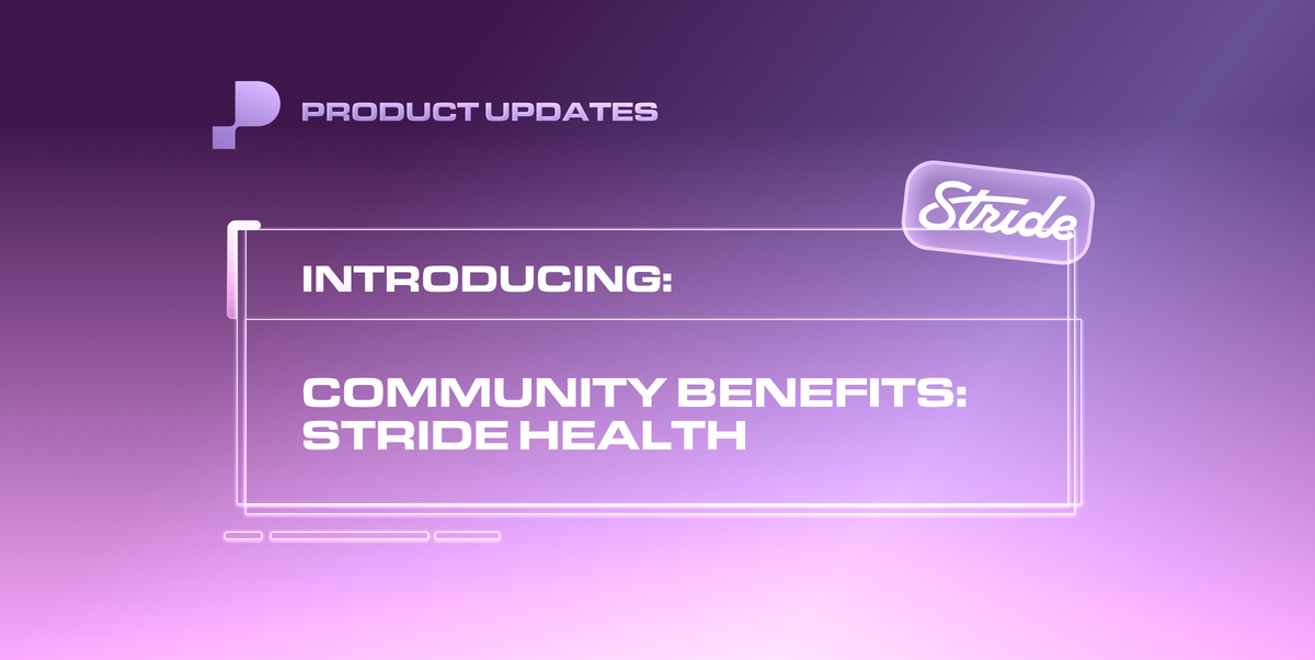 Passes x Stride Health: Benefits for our community